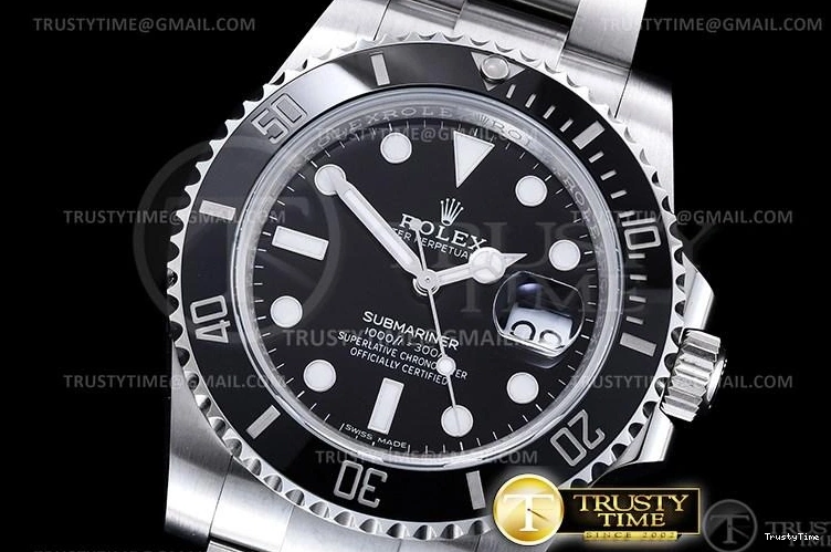 0416 ROLSUB0282 – Submariner 116610LN 904L SS SS Blk V2S ZZF SA Durable 1037